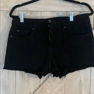 7 for all mankind jean shorts